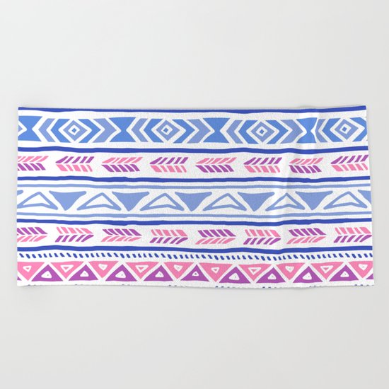Tribal Pattern Beach Towel