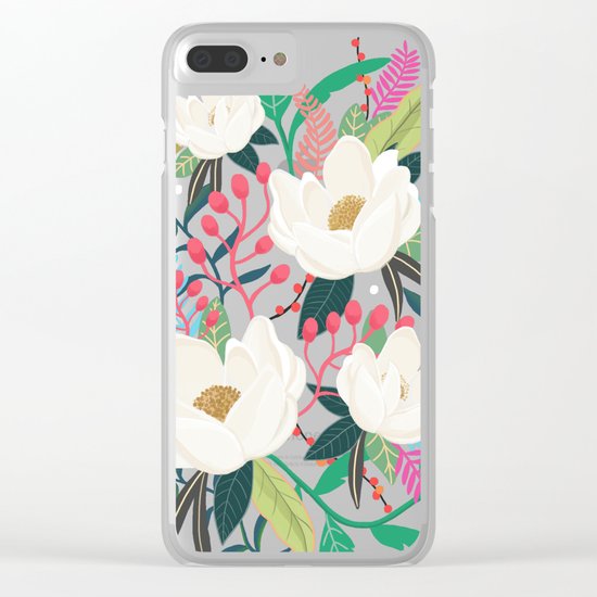 The Garden of Alice, flower, floral, blossom art print Clear iPhone Case