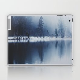 Foggy Winter Lake Laptop Skin