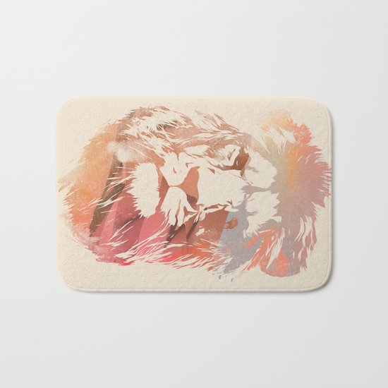Desert Lion Bath Mat