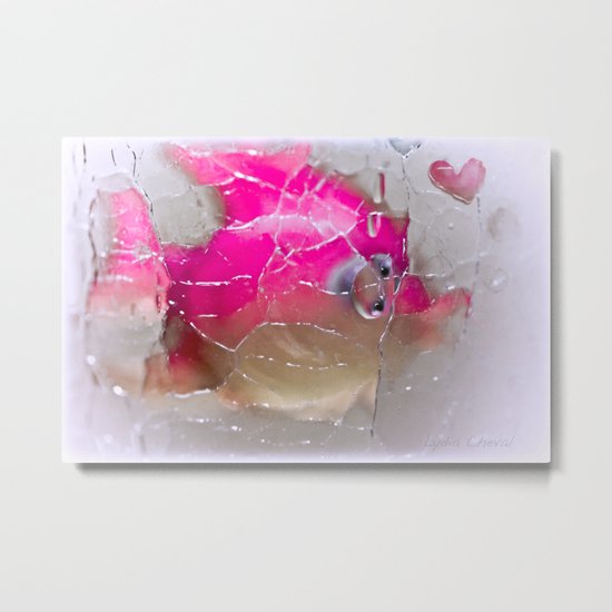 the pink fish Metal Print