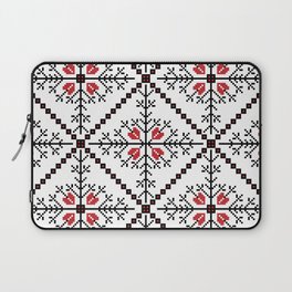 cross stitch pattern Laptop Sleeve