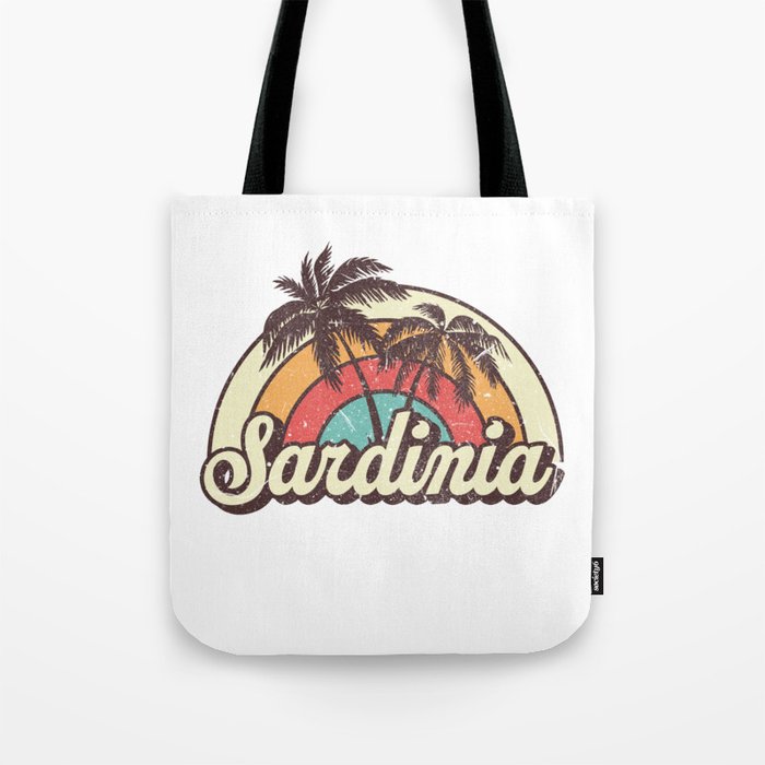 Sardinia beach city Tote Bag