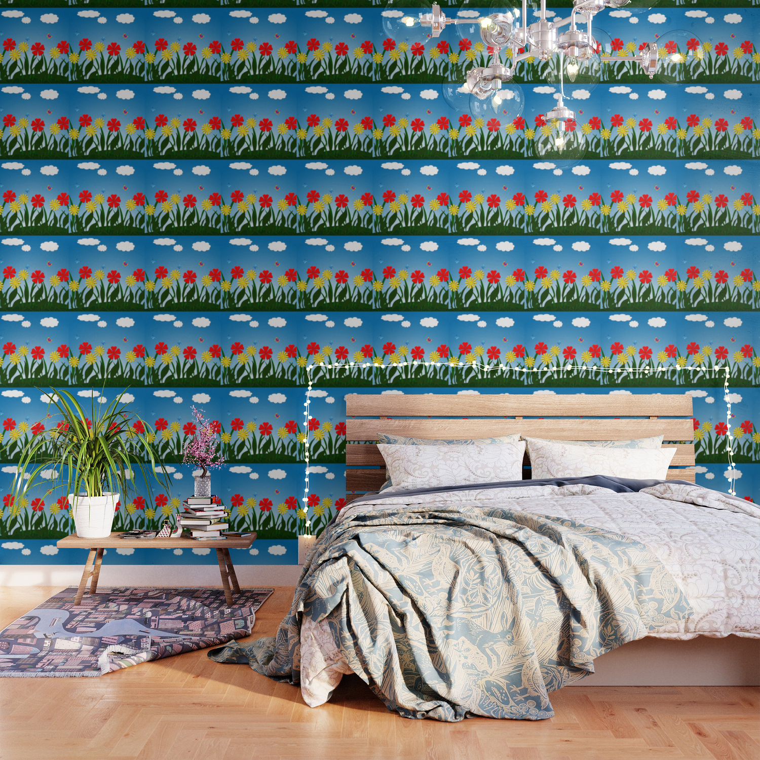 Naive Nature Scene Wallpaper By Gavila Society6