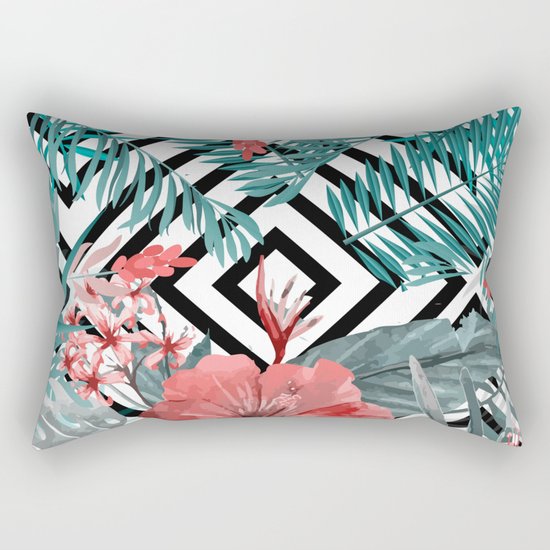 TROPICAL PATTERN Rectangular Pillow