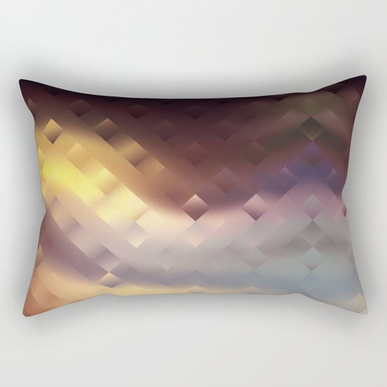 In anticipation of the sunset Rectangular Pillow