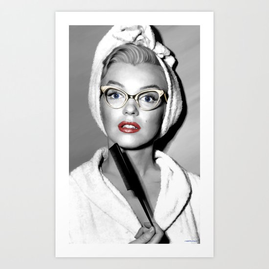Marilyn M. Large Size Portrait #11 Art Print