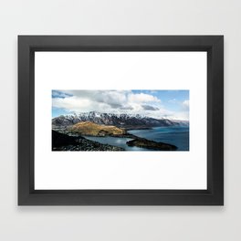 Frankton Arm Framed Art Print | Wakatipu, Mountains, Photo, Lake, Nz, Queenstown, Landscape 
