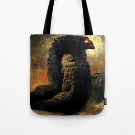 Quetzalcoatl, The Serpent God Tote Bag