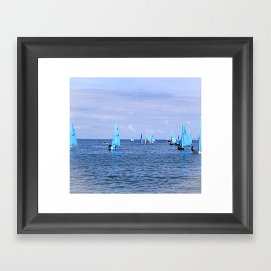 salt Framed Art Print