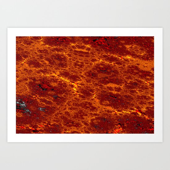 fine desert structures Art Print