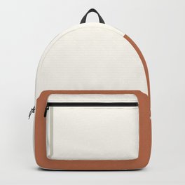 Terracotta Color Block Backpack