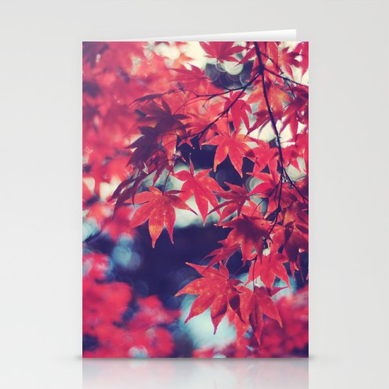 Still autumn in my heart Stationery Cards