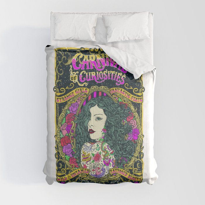 Circus The Living Painting - Tattooed Girl Comforter