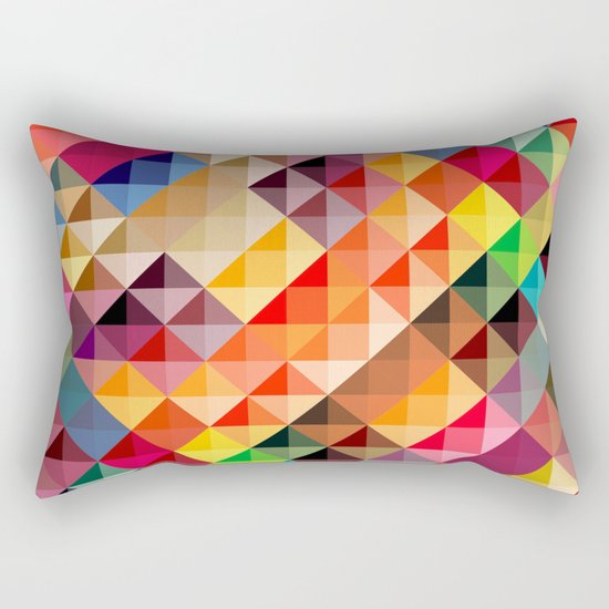 Abstract colorful Rectangular Pillow