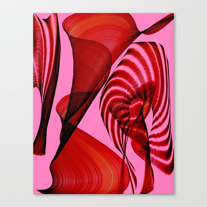  Pink colorful Abstract 2 Canvas Print