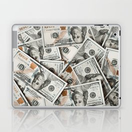 Money background of one hundred dollar bills Laptop Skin