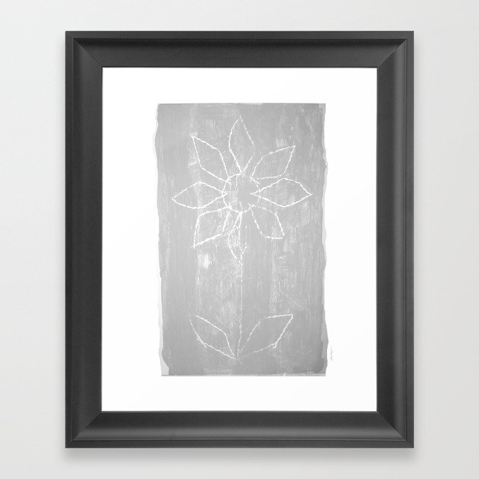 Flower Framed Art Print