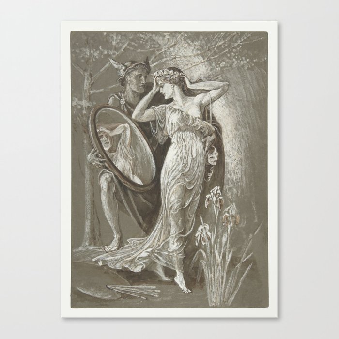 The Mirror of Venus, or L'Art et Vie (Art and Life) ca. 1890 by Walter Crane. Original from The MET Canvas Print