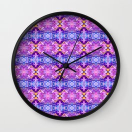 Purple Treasure Kaleidoscope Wall Clock | Pourpainting, Pinkabstract, Purpletreasure, Graphicdesign, Bzart, Pinkpattern, Colorful, Fluidart, Abstractart, Abstractpattern 