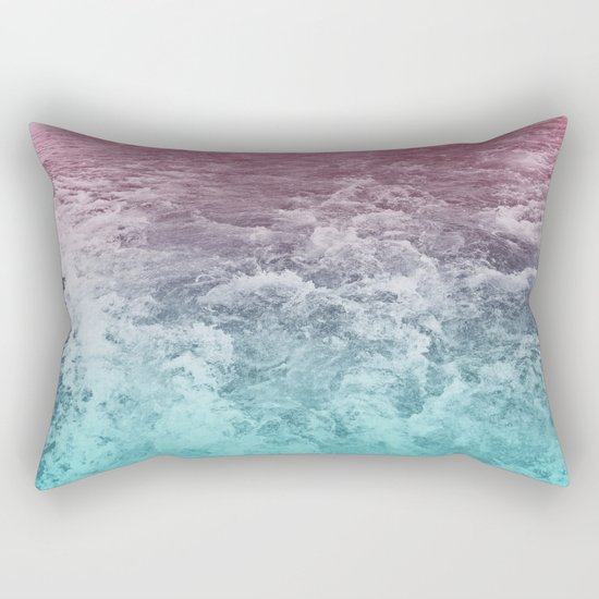 pastel ocean Rectangular Pillow