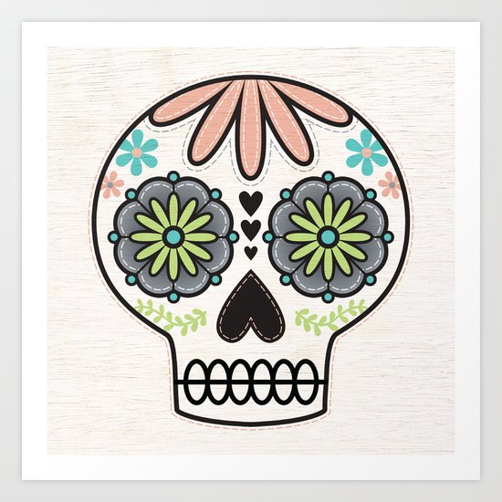 Sugar Skull Art Print