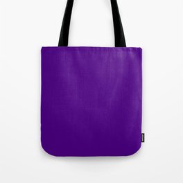 Solid Color Indigo Purple Tote Bag