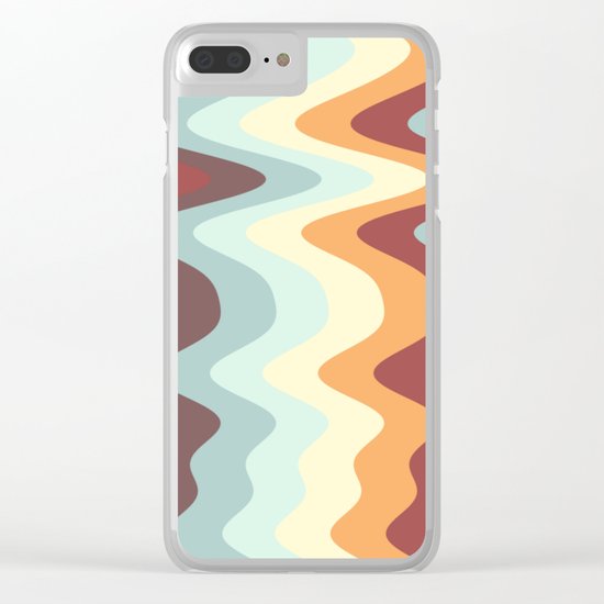 Abstract lines 27 Clear iPhone Case