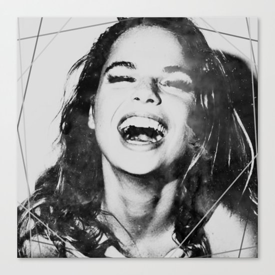 LaUghinG gIrL Canvas Print