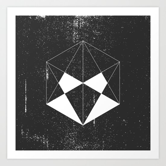 Hexagon Art Print