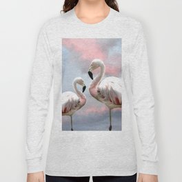 Flamingo Skies Long Sleeve T-shirt