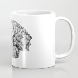 flower brain black and white Coffee Mug
