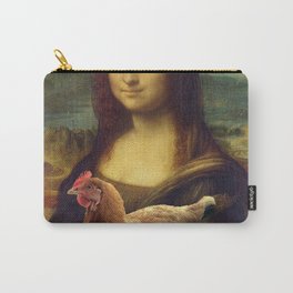 Mona Chicken Carry-All Pouch | Davinci, Chickens, Leonardo, Mona, Classic, Funny, Lisa, Lover, Collage, Chicken 