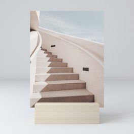 Staircase to Scenic Saguaro Landscape Mini Art Print
