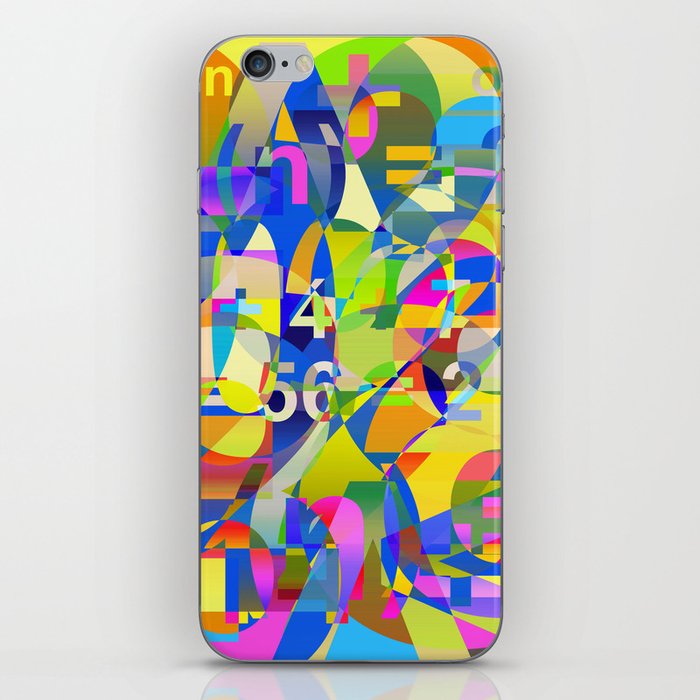 Perfect Number Theory Abstraction iPhone Skin