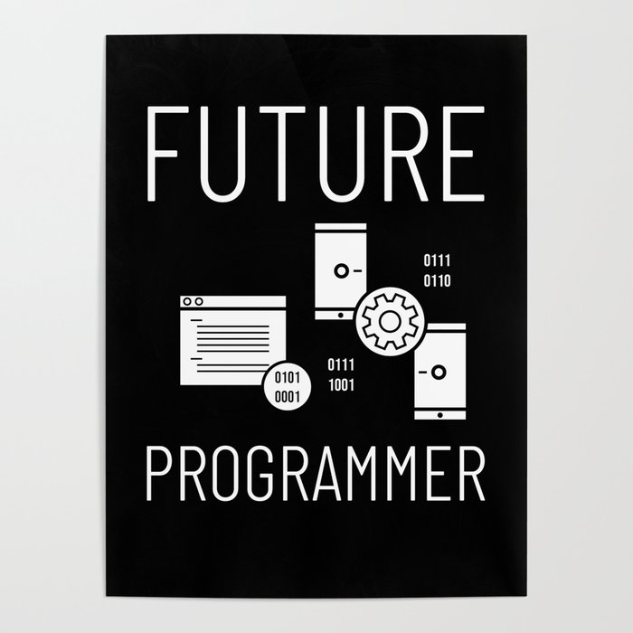 Coding Programmer Gift Medical Computer Developer Poster