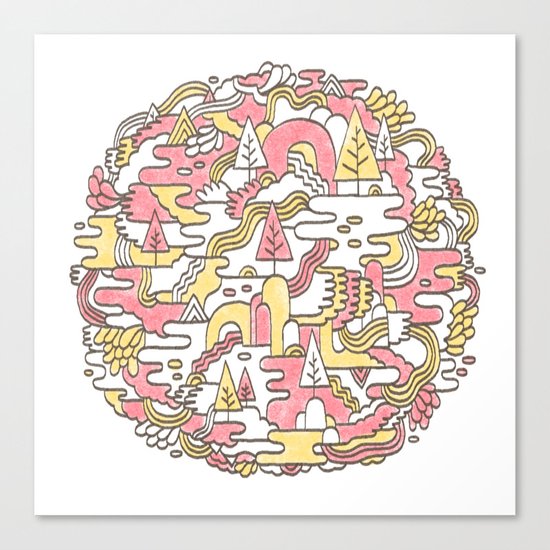 Sun Caves Canvas Print