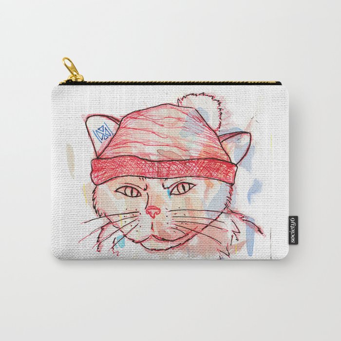 watercolor cat Carry-All Pouch