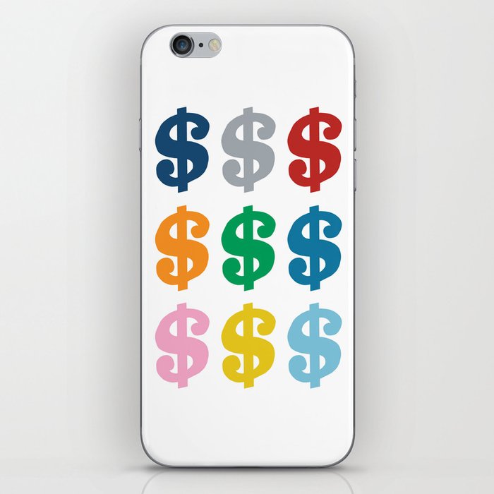 Colourful Money iPhone Skin