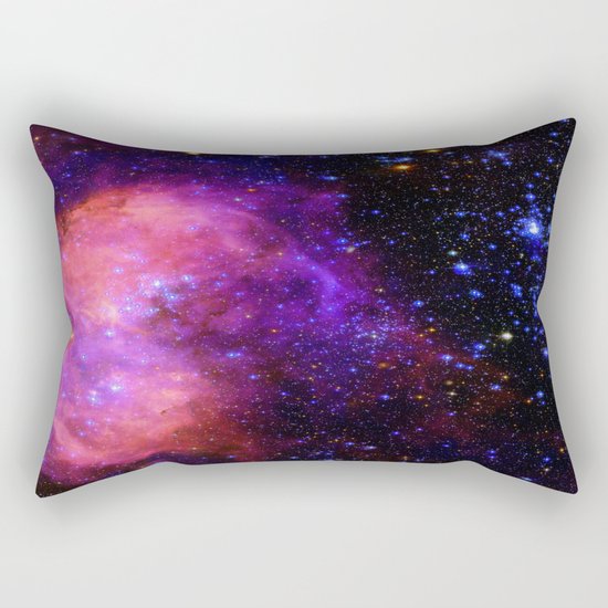 NebUla. Pink Violet Blue Rectangular Pillow