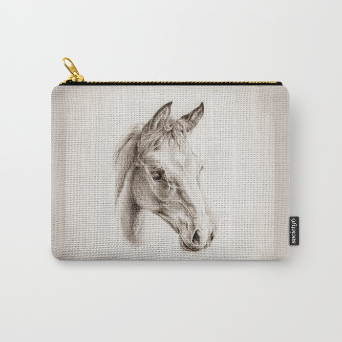 Colt pencil drawing Carry-All Pouch