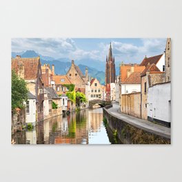 Bruges City Belgium  Canvas Print