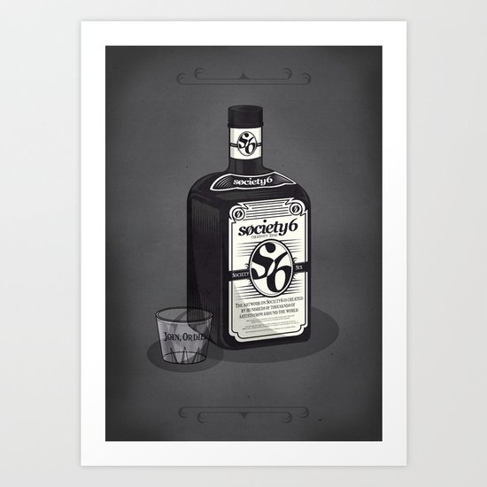 S6 Tee Art Print