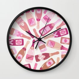 French Champagne Collection – Pink Wall Clock