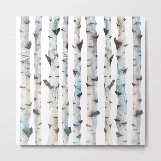 Birch Tree Metal Print
