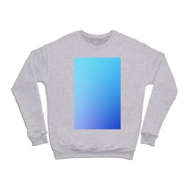 98  Blue Gradient 220506 Aura Ombre Valourine Digital Minimalist Art Crewneck Sweatshirt