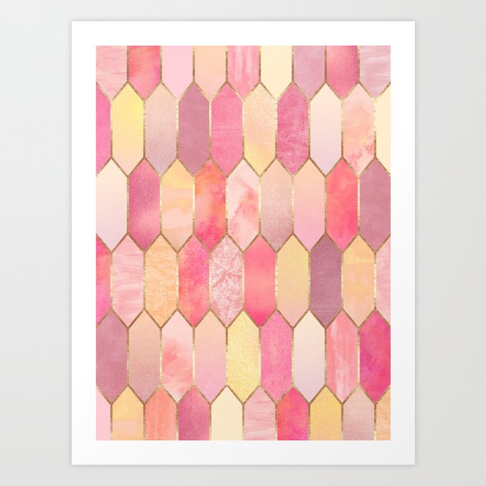 Stained Glass 1 Art Print