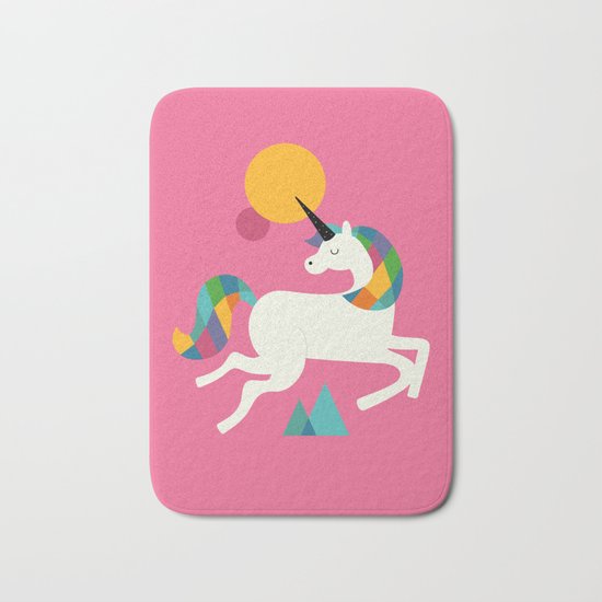 To be a unicorn Bath Mat