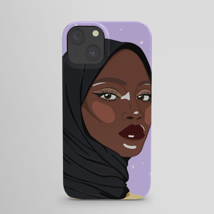 Muslim Girl Illustration iPhone Case