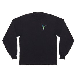 Graceful Tri-Color Hummingbird Long Sleeve T-shirt